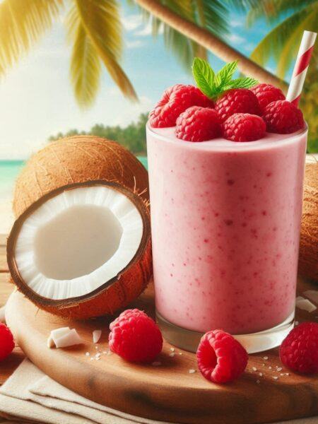 Raspberry Coconut Smoothie