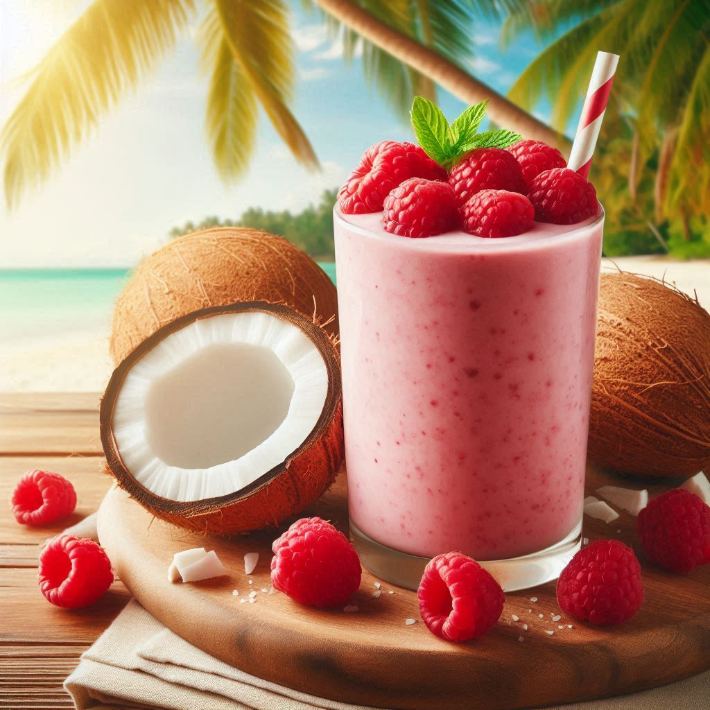 Raspberry Coconut Smoothie