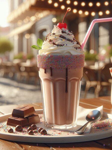 Chocolate Milkshake Smoothie